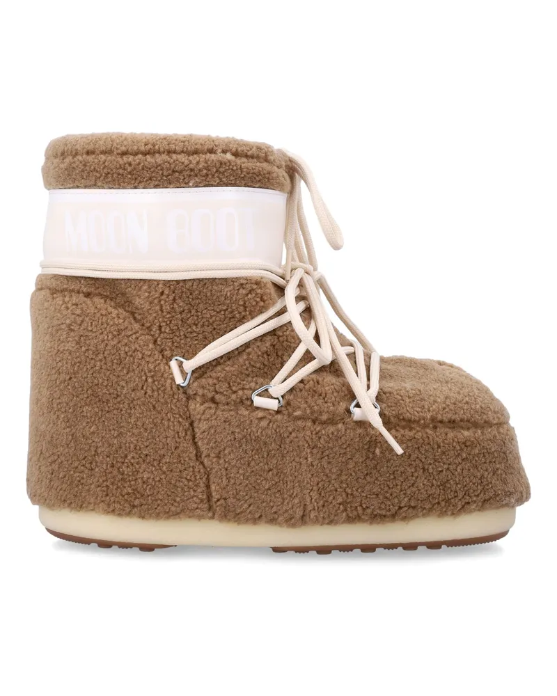 Moon Boot Flache Schuhe Braun Brown