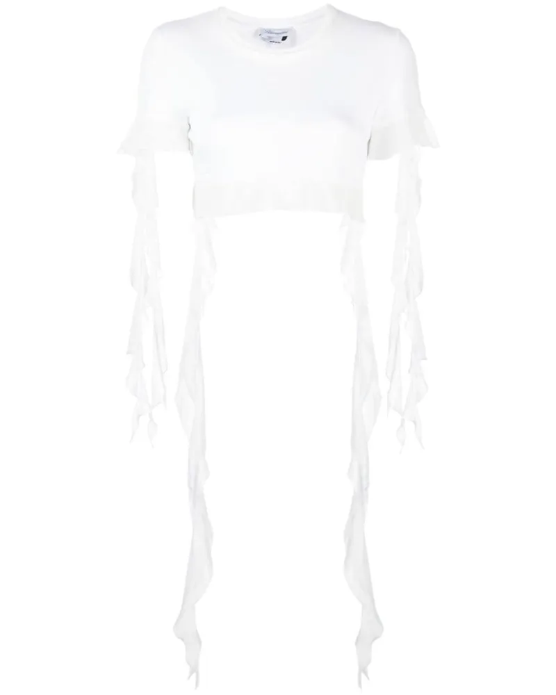 Blumarine T -Shirt M/C c/ruches 