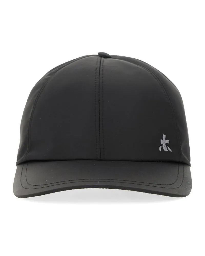 Premiata Hut mit Visier und Logo Black