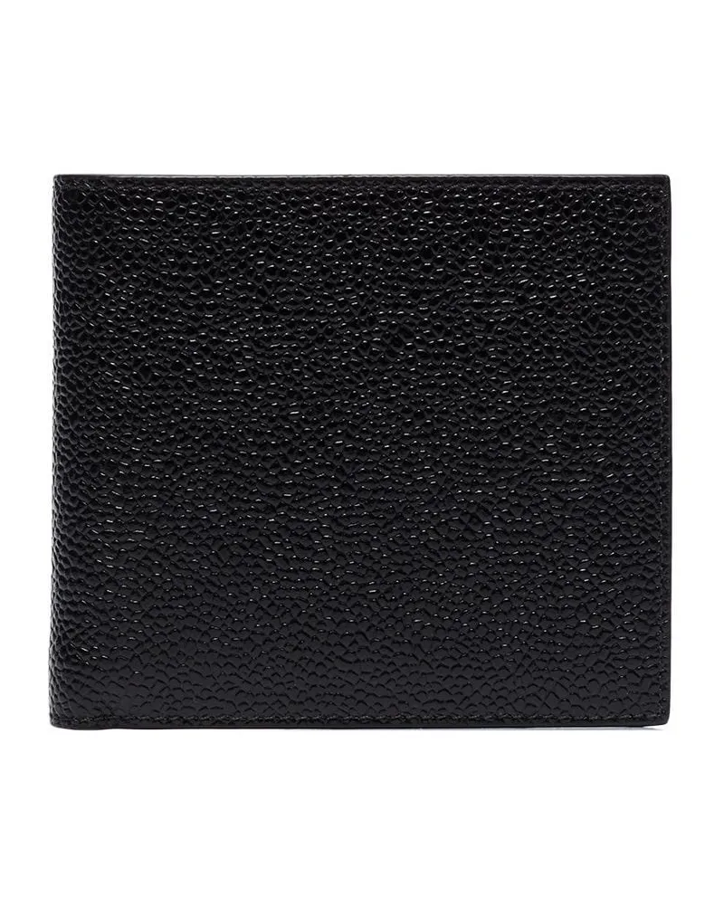 Thom Browne Bifold-Geldbörse aus Leder Black