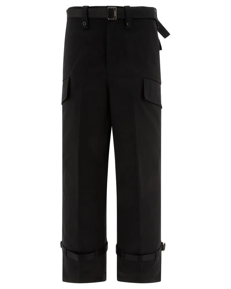 Sacai GURTED HOSEER Black