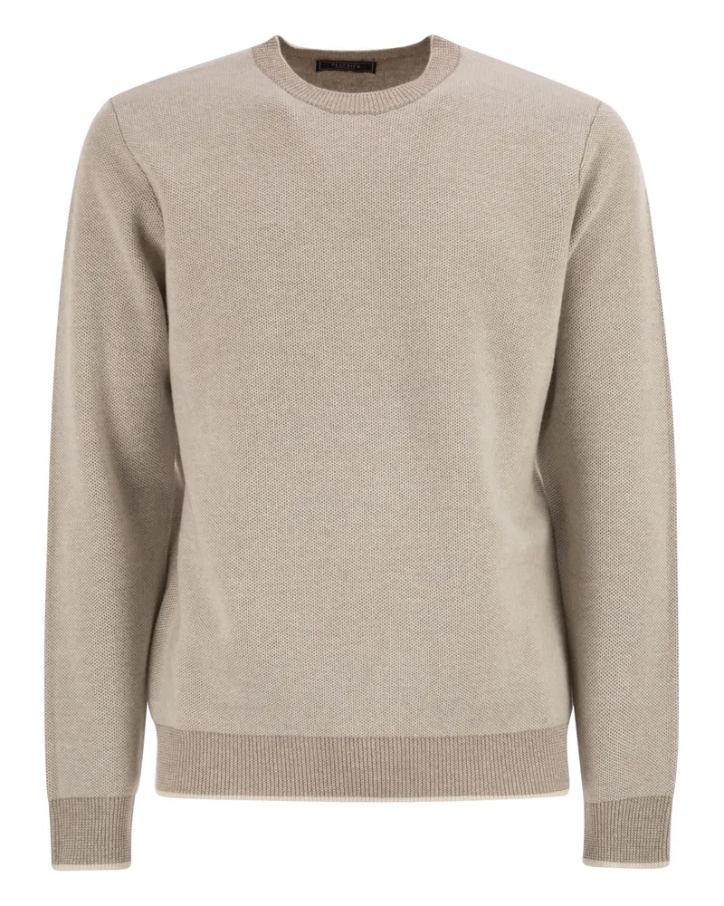 Peserico Wolle und Kaschmirspringer Beige