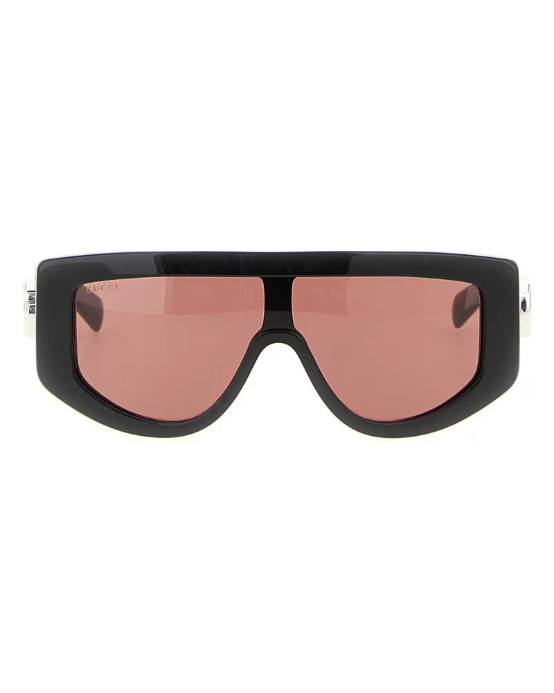 Gucci Rechteckige -Sonnenbrille Black