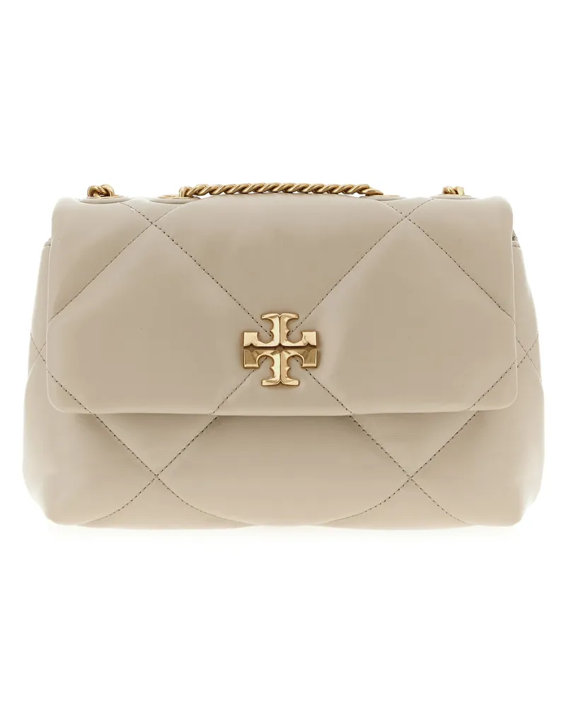 Tory Burch Umhängetasche „Kira Diamond Quilted White