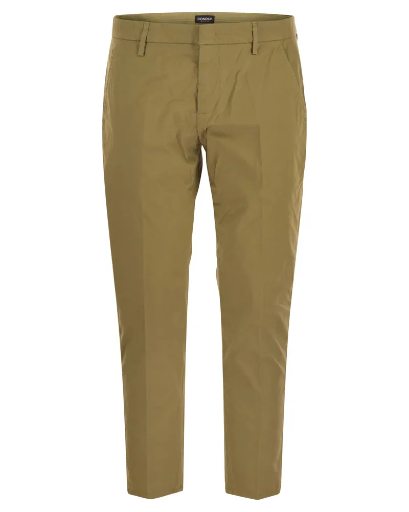 Dondup ALFREDO SLIM FIT COTWON HOSEERS Ochre
