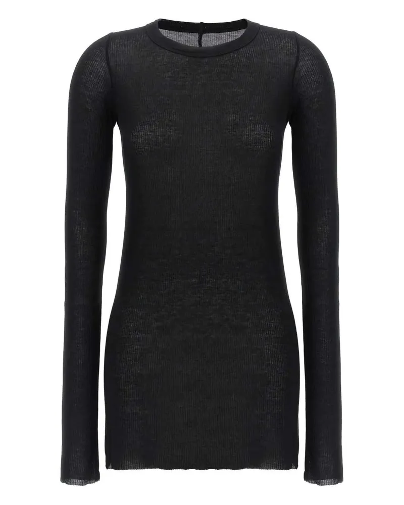 Rick Owens geripptes T-Shirt 9