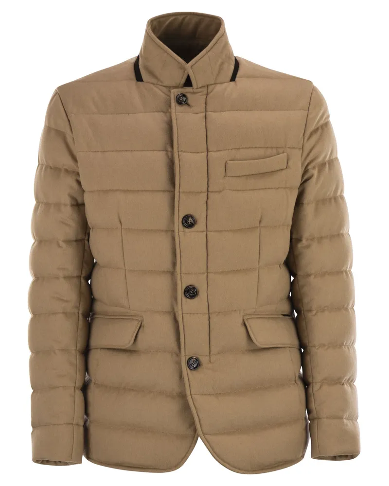 MOORER Zayn Camel Colored Jacket Style Down Jacke Camel