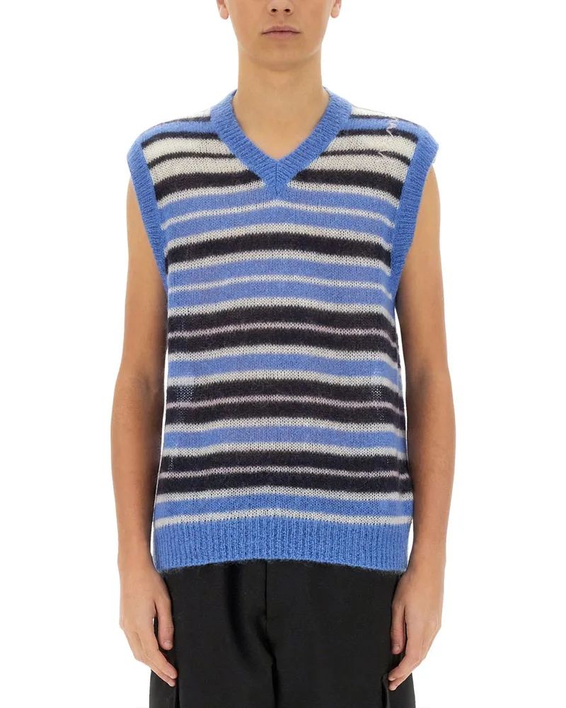 Marni Mohair Mischweste Multicolour