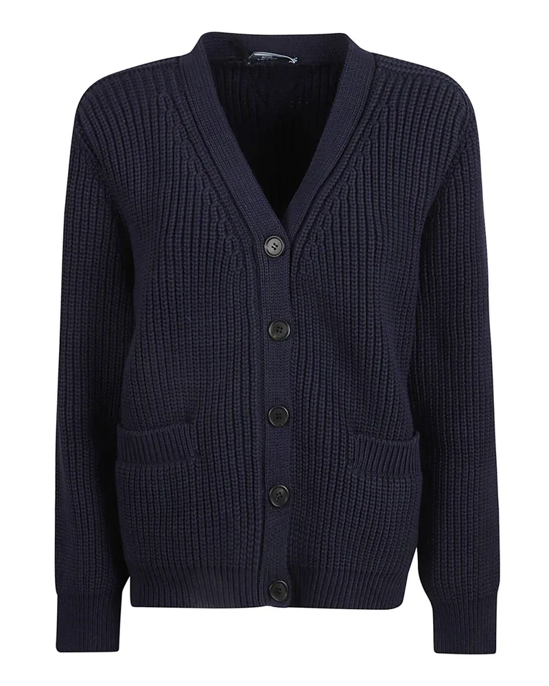 Prada Cotton Cardigan Blau