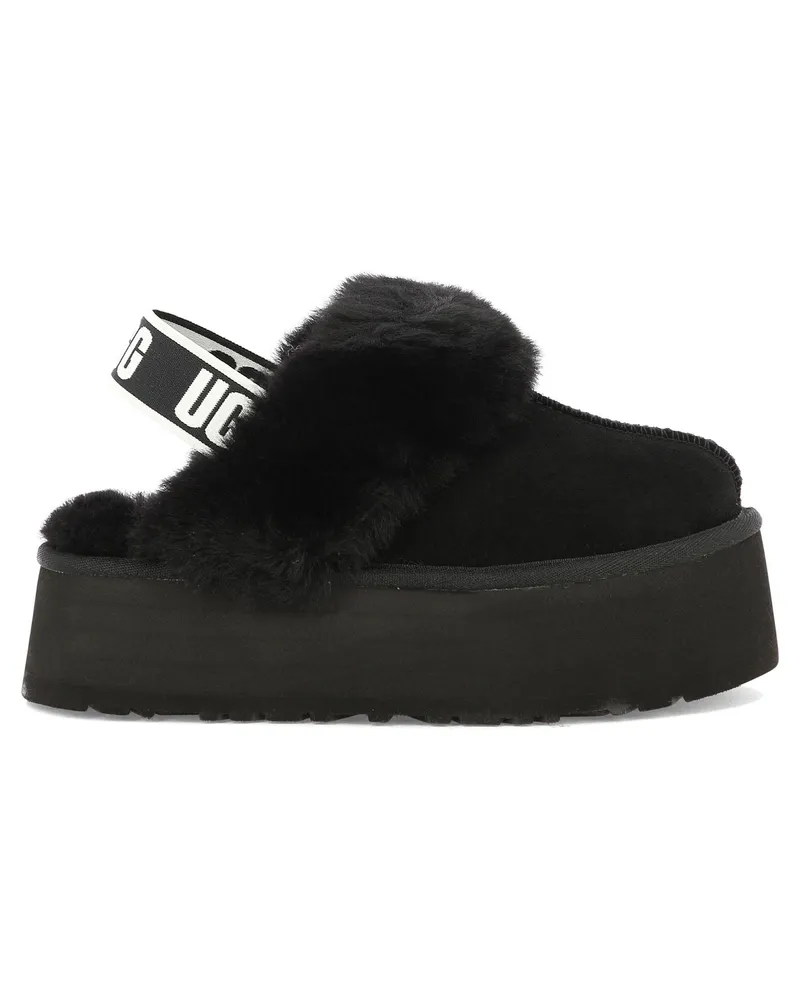 UGG Funkette“ Hausschuhe Black