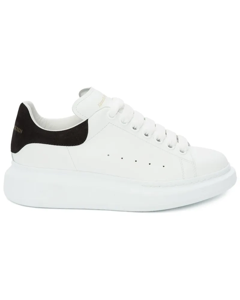 Alexander McQueen Alexander MC Queen übergroße Leder -Turnschuhe Black