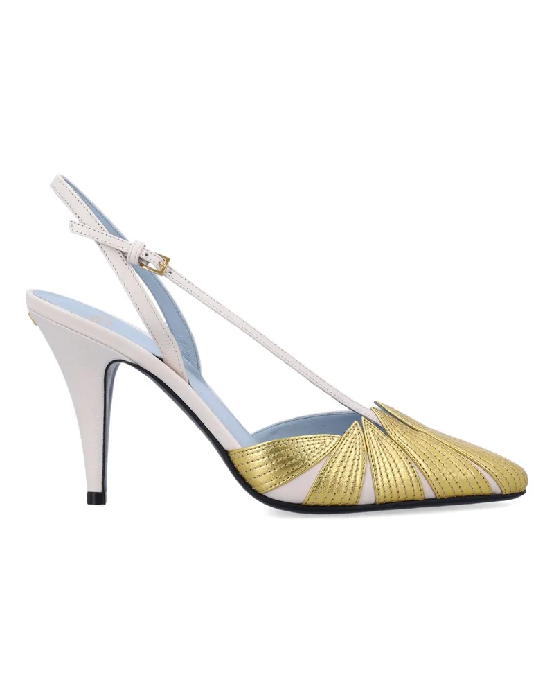 Valentino Garavani flache Schuhe Ivory