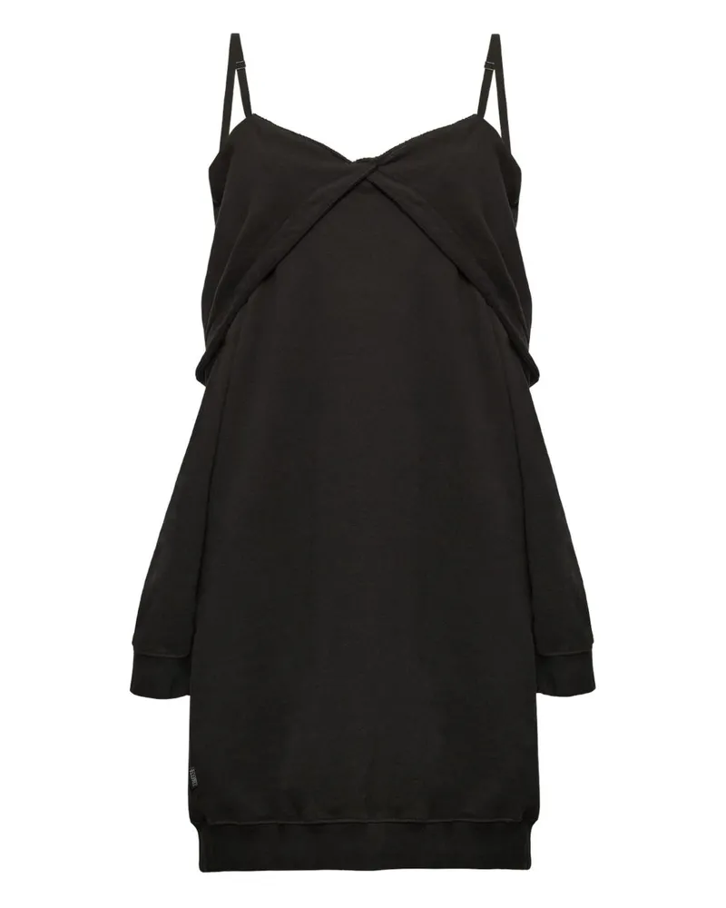 Maison Margiela Cotton Mini Kleid Black