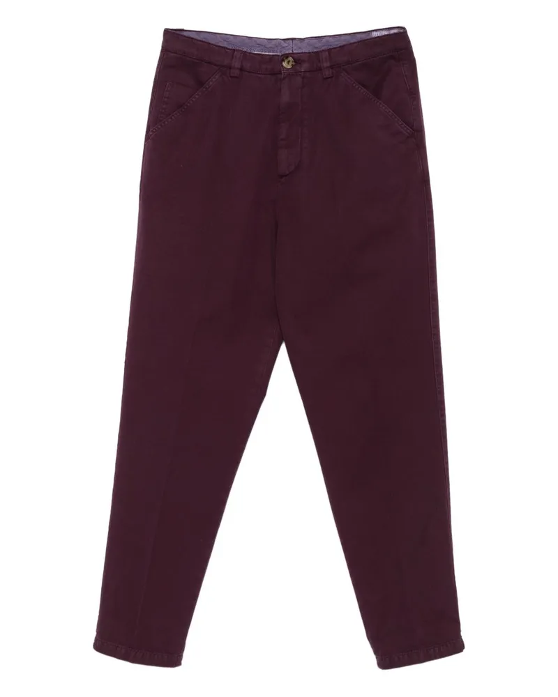 Brunello Cucinelli Baumwollhose Purple