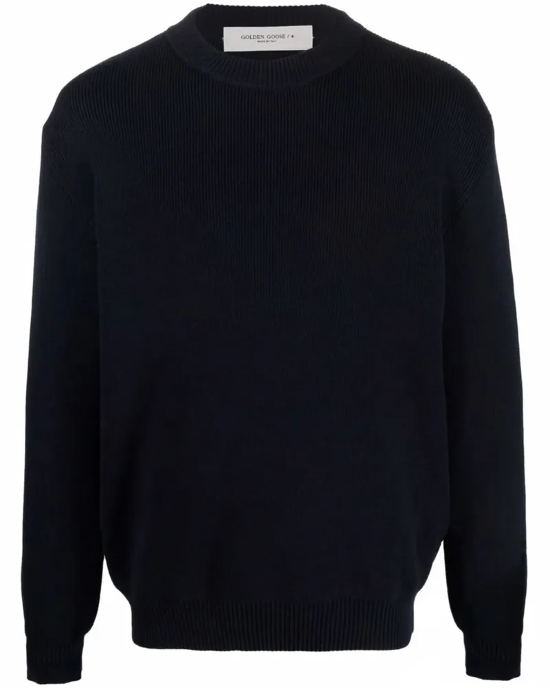 Golden Goose Golden Gänsepullover blau Blue