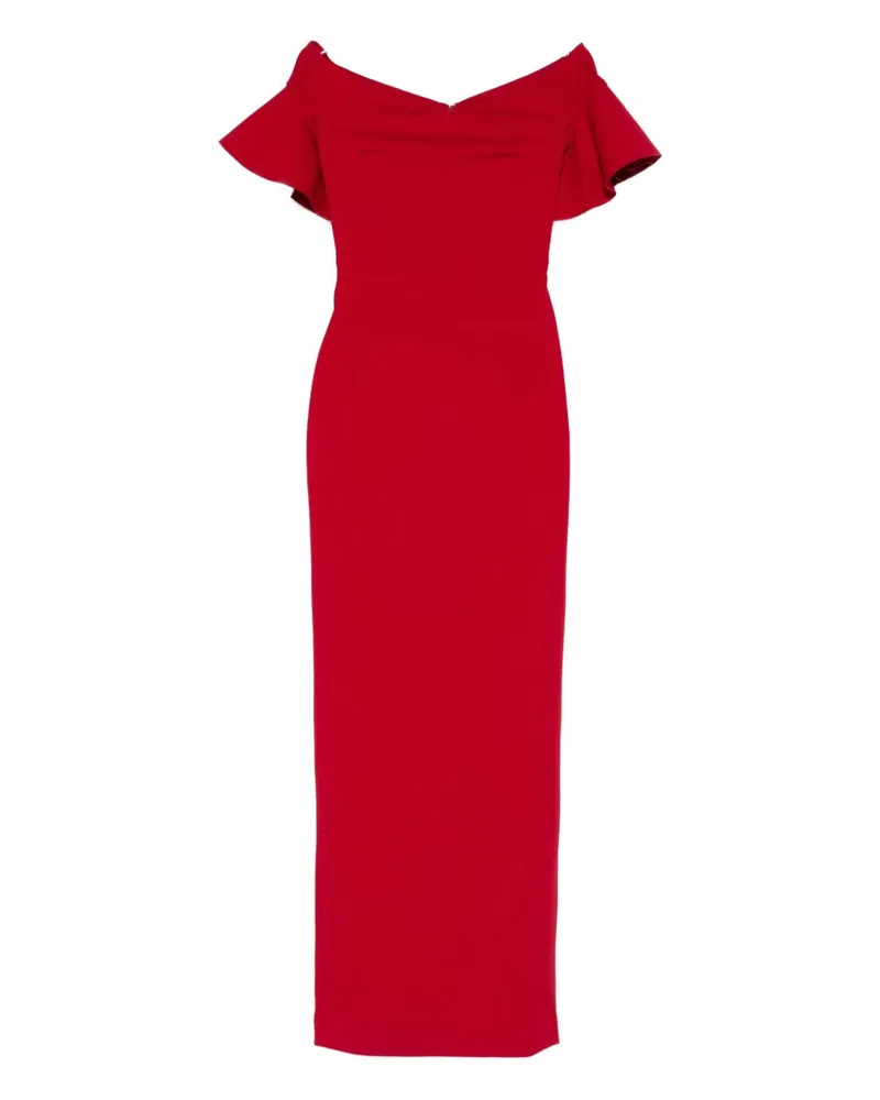 Solace London Cielo Maxikleid Red