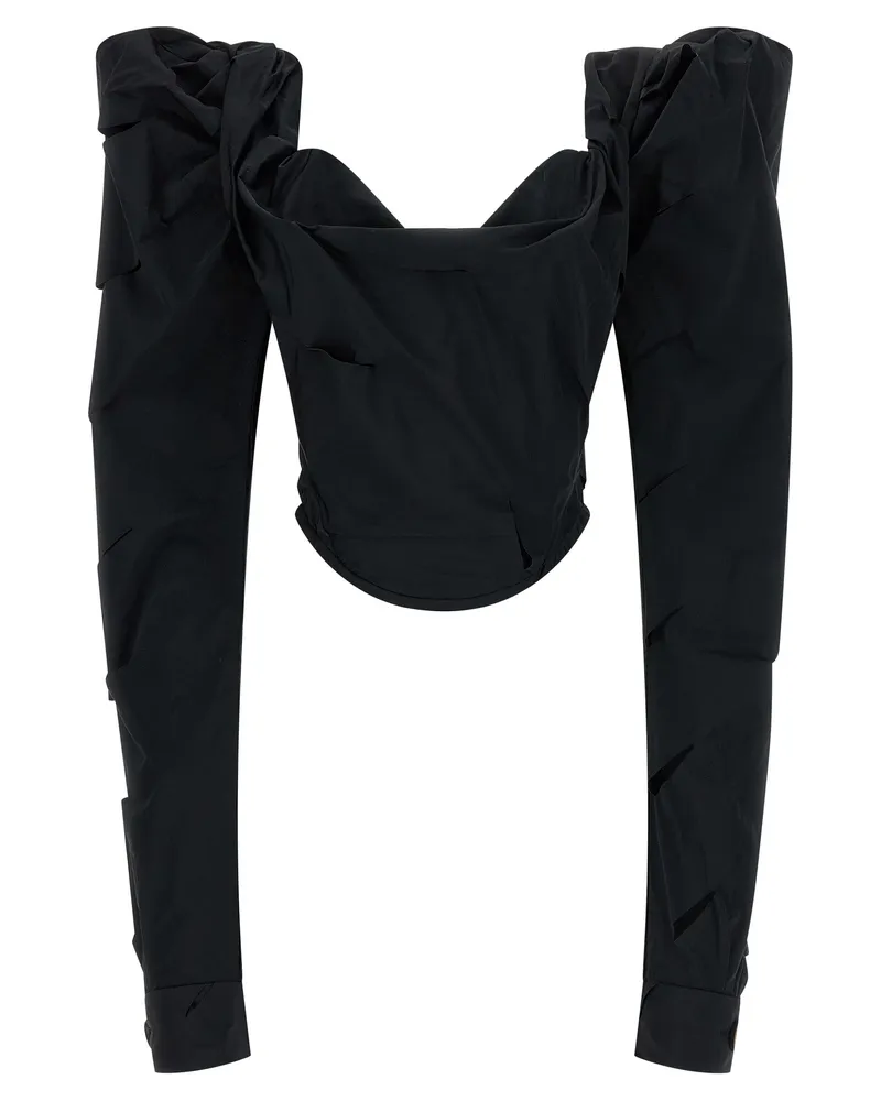Vivienne Westwood Ls Sunday Corset“-Oberteil Black