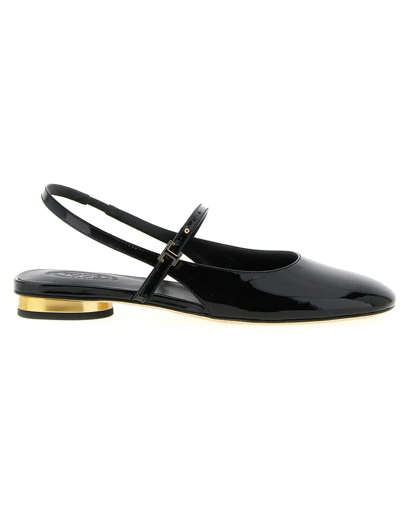TOD'S Ballerinas „Mary Jane“ aus Lackleder Black