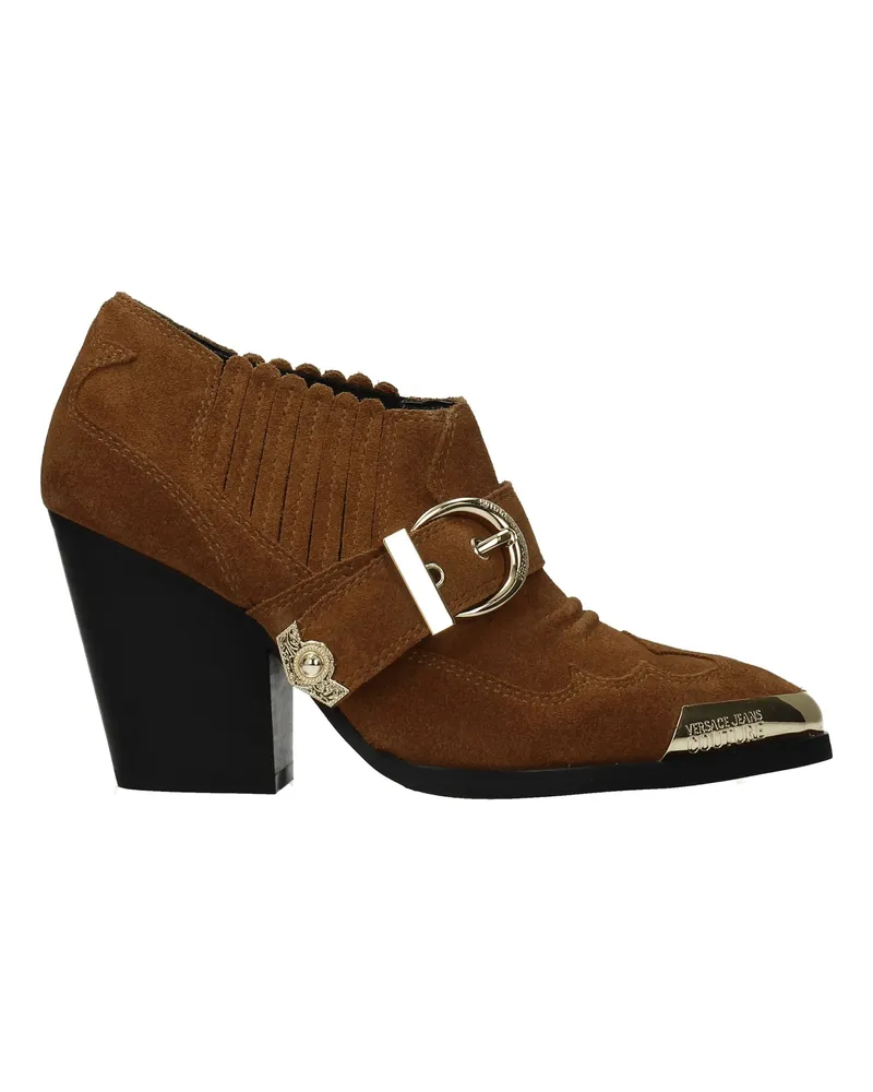 Versace Jeans Stiefel Couture Frauen Wildleder Brown/Cognac -