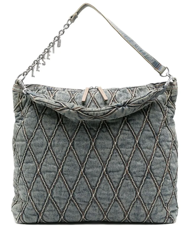 Diesel Charm -Denim -Umhängetasche Clear
