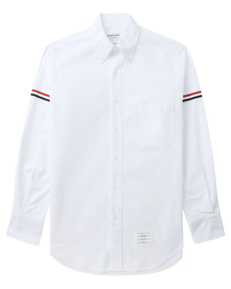 Thom Browne RWB -Baumwollhemd White