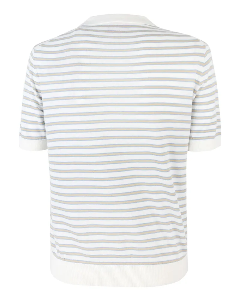 MC2 Saint Barth Polo Evonne Con Motivo A Righe Multicoloror Multicolour