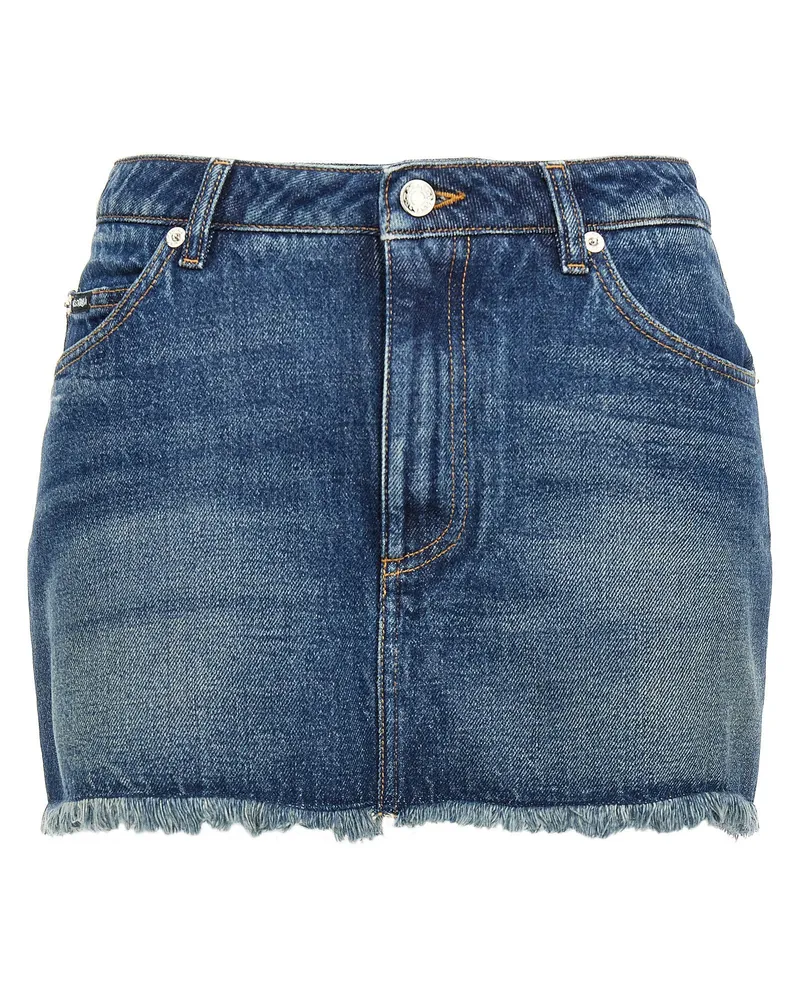 Dolce & Gabbana Denim Minirock Blue