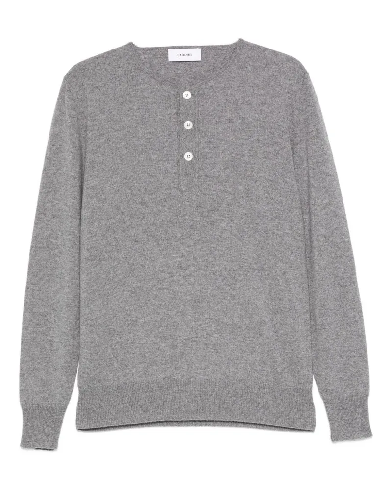 LARDINI Pullover Grau Grey