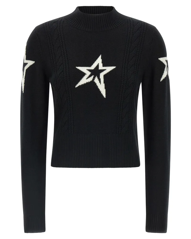 Perfect Moment Perfekter Moment 'Kabelunterwäsche' Rollkragenpullover White