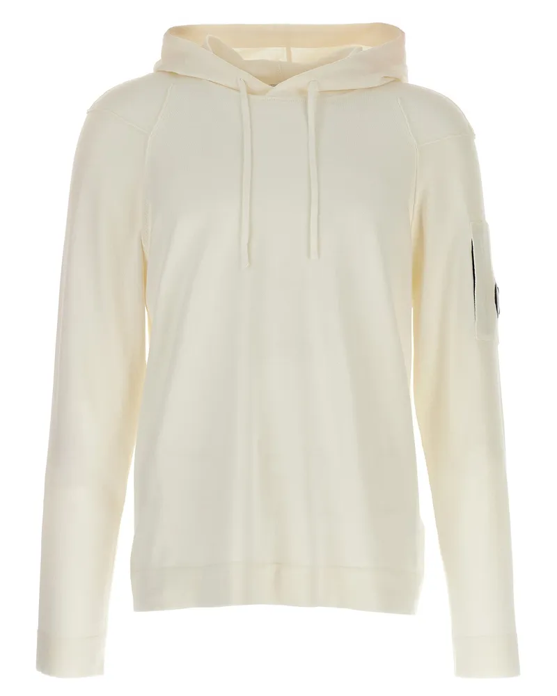 C.P. Company C.P. Firma 'Sea Island' Hoodie White