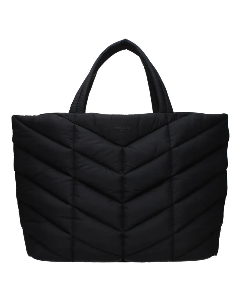 Saint Laurent Umhängetaschen Kugelfrauen Nylon Schwarz -