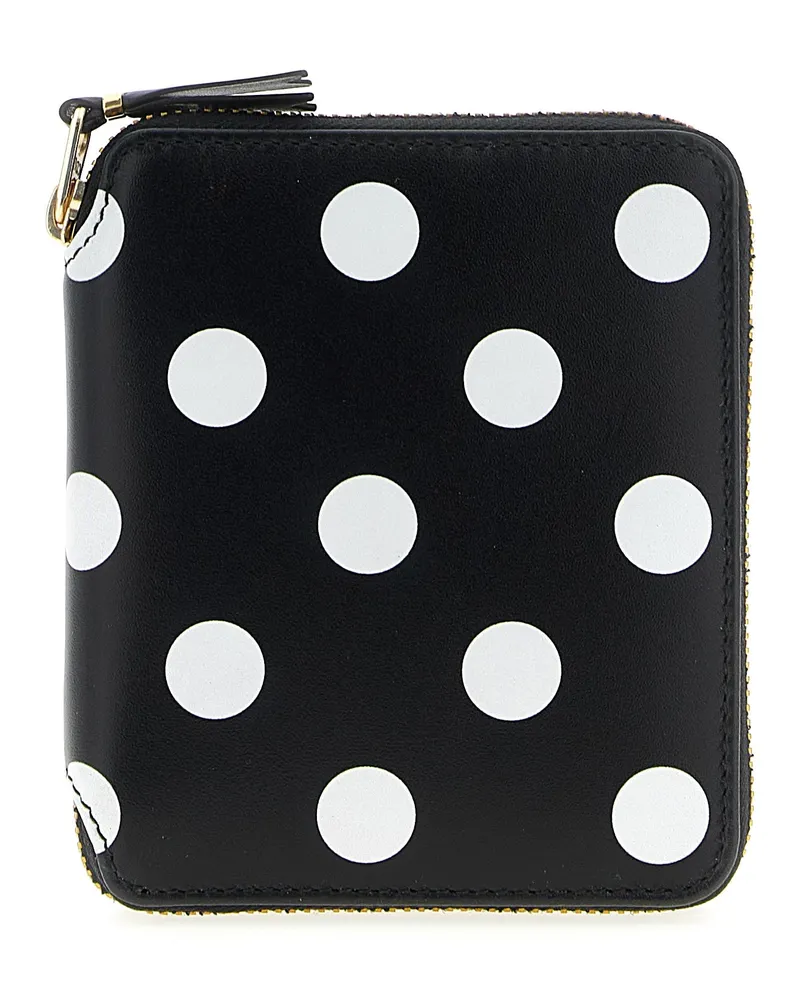 Comme des Garçons Comme Des Garçons Portemonnaie „Polka Dots Printed“ Portemonnaie White