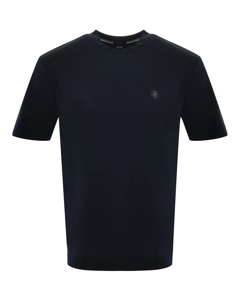 HUGO BOSS Baumwoll -T -Shirt Blue