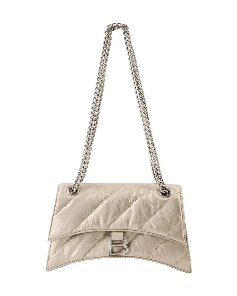 Balenciaga Crush -Kette S Crossbody  Leder Beige Beige