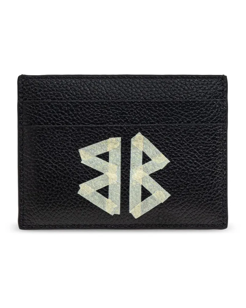 Balenciaga Cash Tape Type Lederkartenkoffer Black
