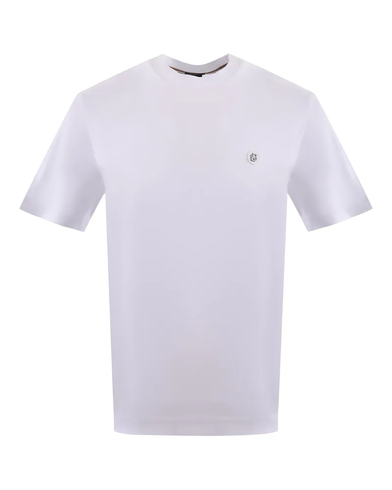 HUGO BOSS Baumwoll -T -Shirt White