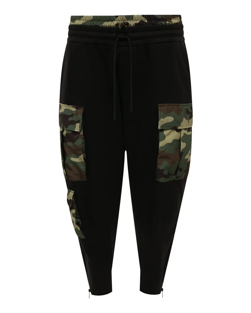 Dolce & Gabbana Camo Jogginghose Schwarz