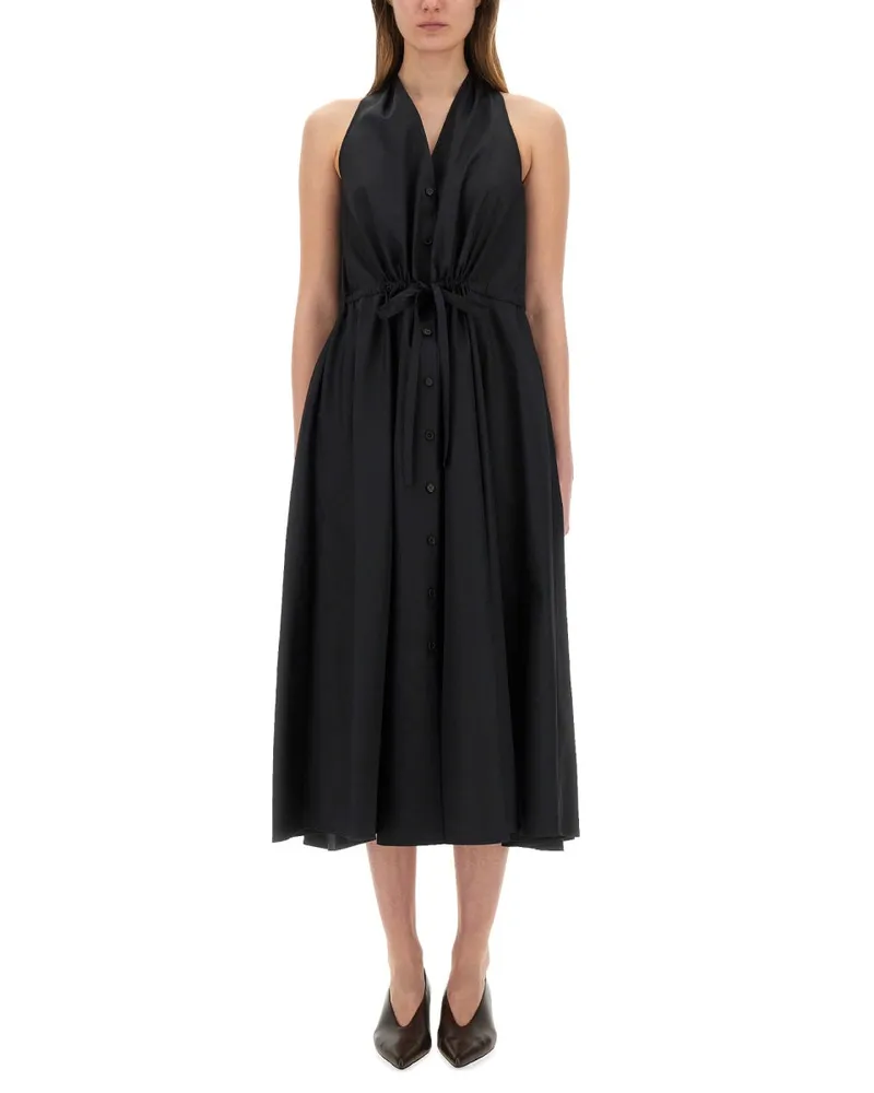 ASPESI Popelinkleid Black