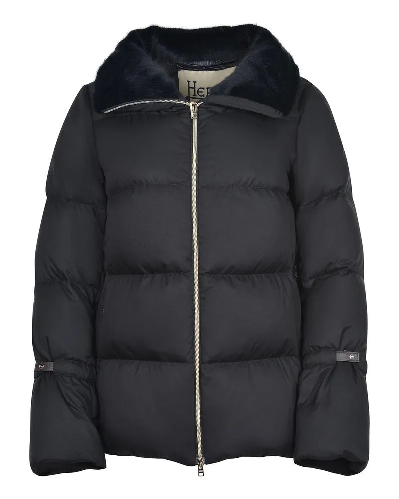 Herno Ultralight Down Jacke aus Polyamid Black
