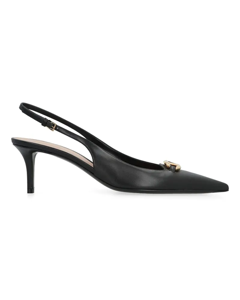 Valentino Garavani Valentino Garavani Leder Slingback Pumps Black