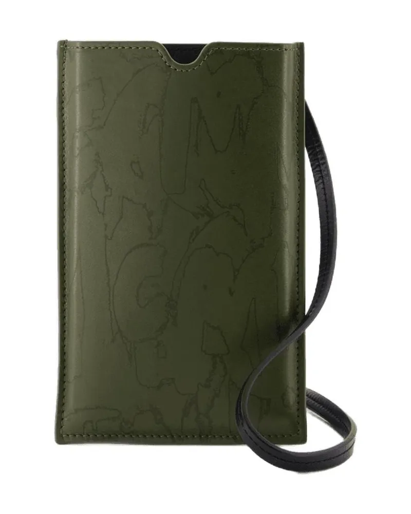 Alexander McQueen Der Telefonhalter Crossbody Alexander MC Königin Nylon Khaki Khaki