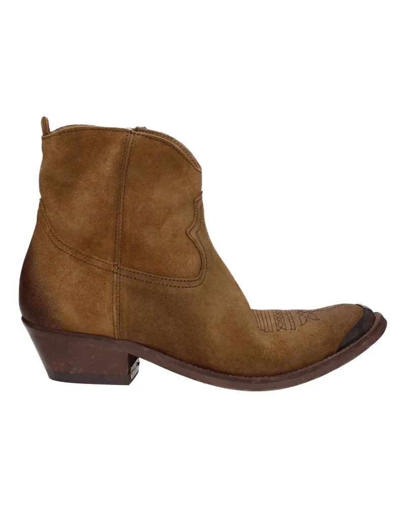 Golden Goose Golden Gans junge Stiefel Frauen Wildleder Brown/Cognac -