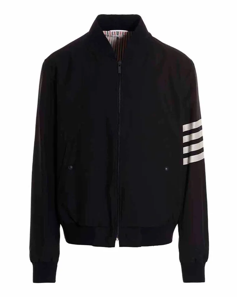 Thom Browne Bomber '4 Bar Blue