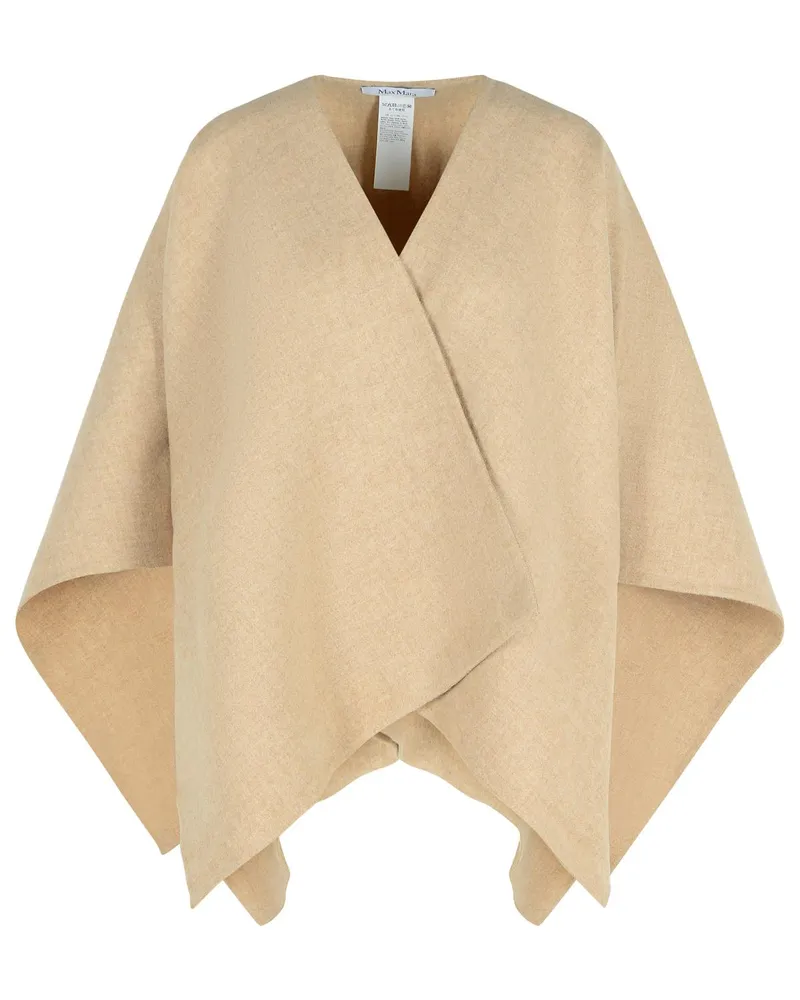Max Mara Serra' Alpaka -Sandmischschal Beige