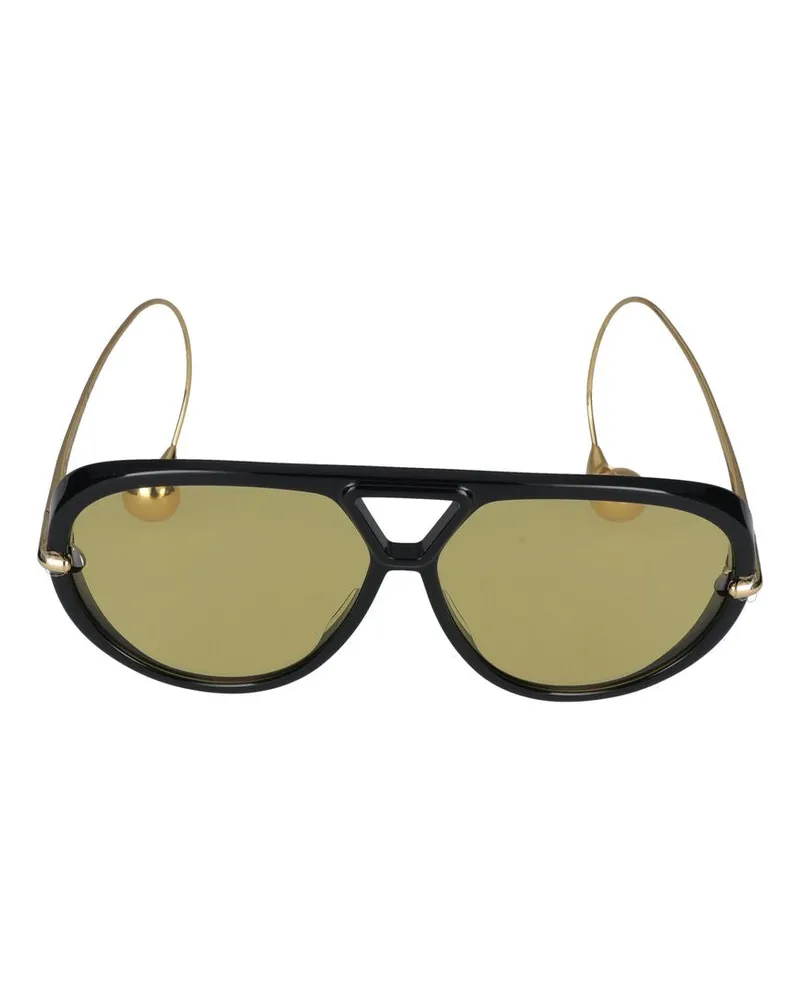 Bottega Veneta Sonnenbrille  Bv1273 S 003 schwarzes Goldgelb /12/180 003