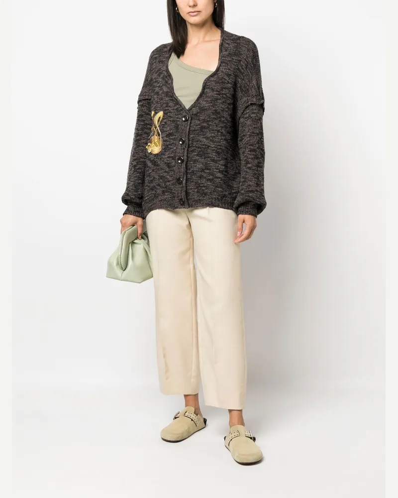 VITELLI Kälber Liberty Cardigan mit Stickerei 