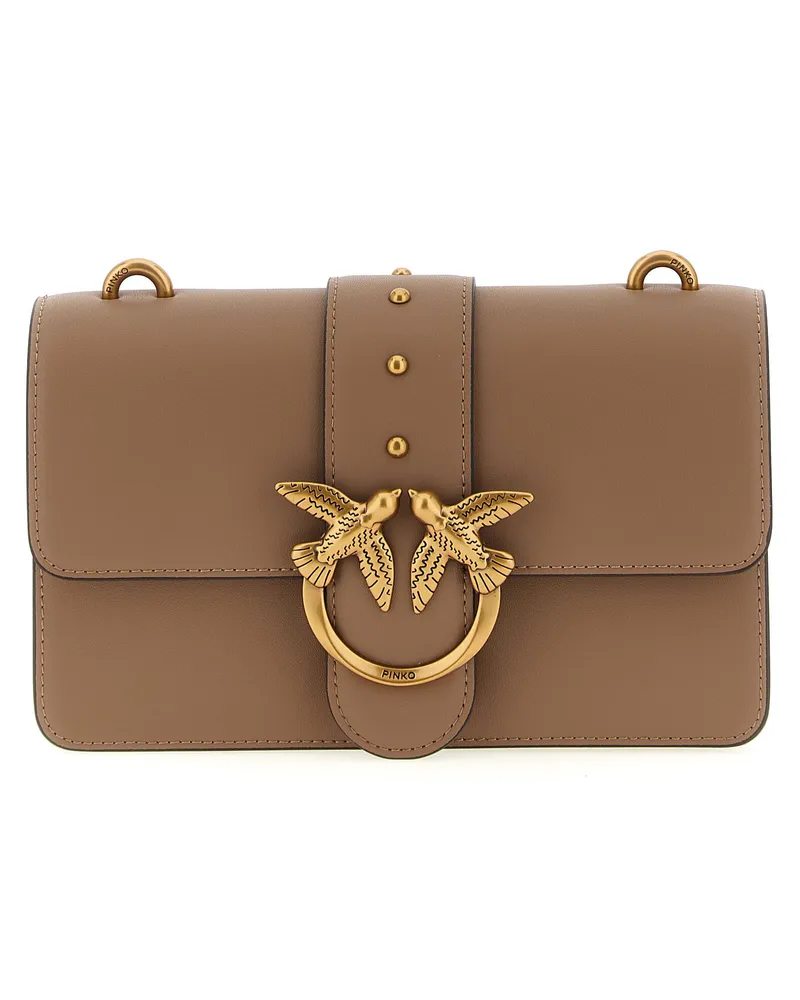 Pinko Love One Mini' Crossbody -Tasche Beige