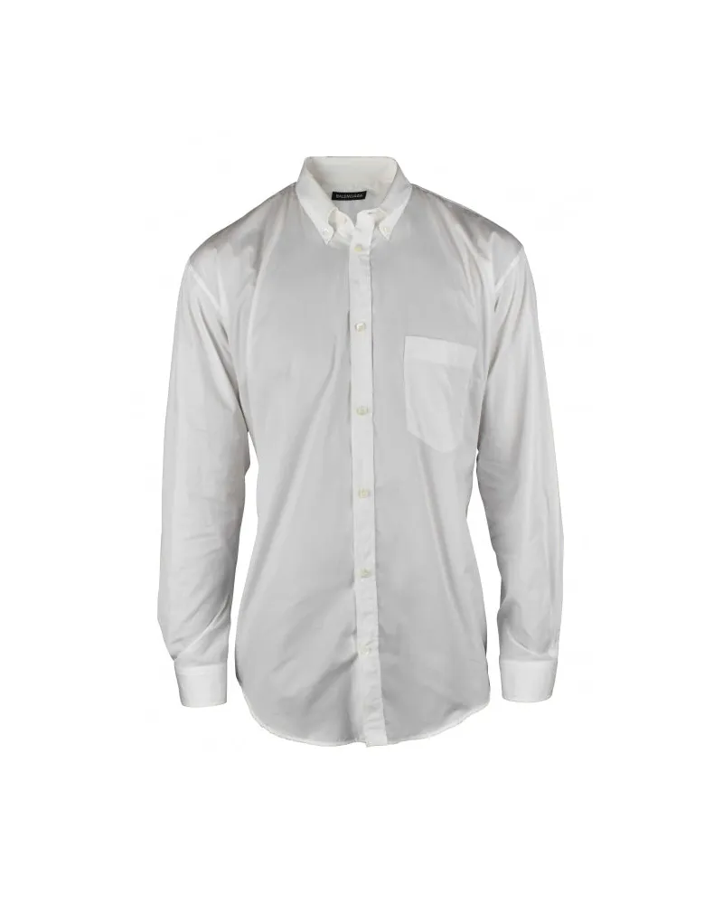 Balenciaga Hemd White