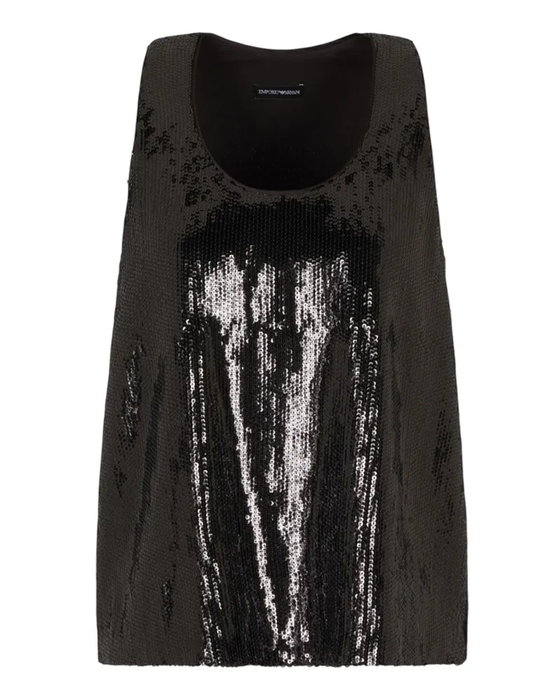 Emporio Armani Top Schwarz Black