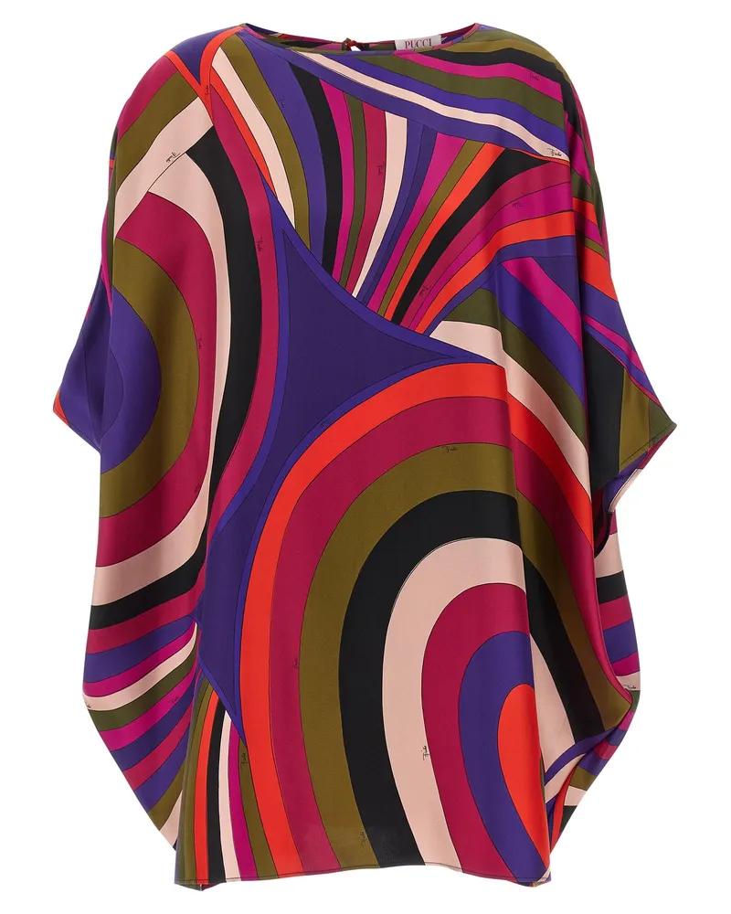 Emilio Pucci gemusterter Kaftan Multicolor